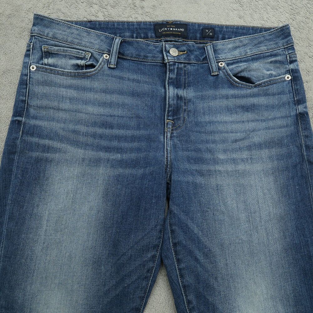 Lucky Brand Jeans Women's Size 14 Mid-Rise Lolita Crop Denim Pants 25" Inseam - Picture 12 of 16